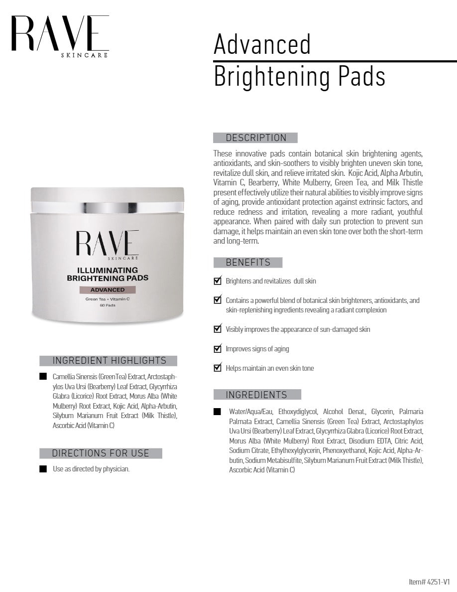 Illuminating Brightening Pads