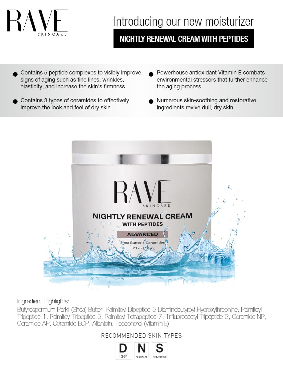 Nightly Renewal Cream with Peptides